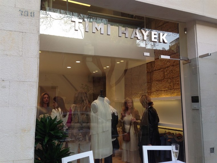 Timi Hayek's Boutique Launch